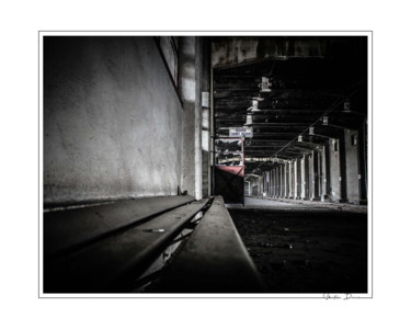 Fotografia intitulada "Quai de gare" por Sébastien Bance, Obras de arte originais, Fotografia digital