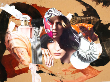 Collages intitolato "Fashion Victims / S…" da Sebastian Herrling, Opera d'arte originale, Collages