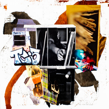 Collages getiteld "New York / State of…" door Sebastian Herrling, Origineel Kunstwerk, Collages