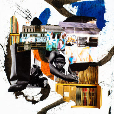 Collages intitolato "New York / State of…" da Sebastian Herrling, Opera d'arte originale, Collages