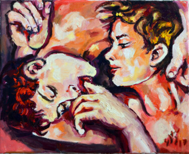 Pintura titulada "Sueño oral" por Sebastian Moreno Coronel, Obra de arte original, Oleo