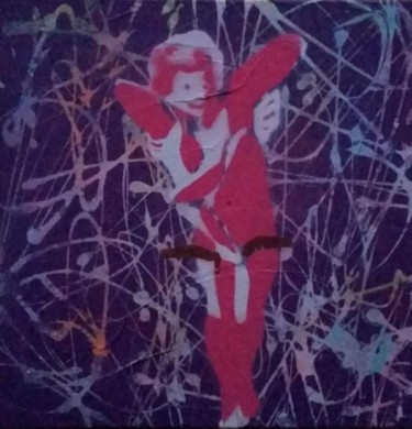 Schilderij getiteld "l ange 3" door Sebastian Ponchaut (sterton), Origineel Kunstwerk, Graffiti
