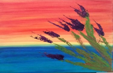 Peinture intitulée "levee soleil" par Sebastian Ponchaut (sterton), Œuvre d'art originale