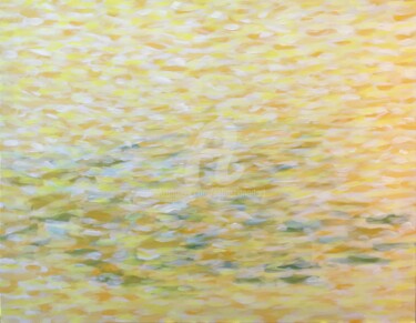 Painting titled "Water light Burns c…" by Sebastian Olivier Burckhardt, Original Artwork, Acrylic