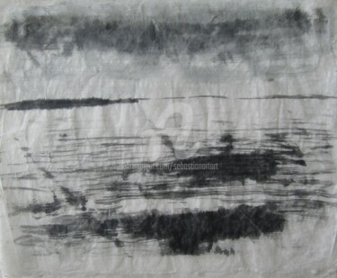 Malerei mit dem Titel "Fjord Danmarc 1" von Sebastian Olivier Burckhardt, Original-Kunstwerk