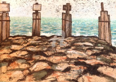 Peinture intitulée "Staten Island Forgo…" par Sebastian Olivier Burckhardt, Œuvre d'art originale, Acrylique