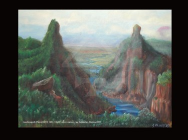 Painting titled "Landscape6" by Sebastian Haines, Original Artwork