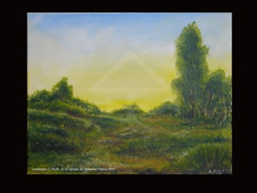Painting titled "Landscape3" by Sebastian Haines, Original Artwork
