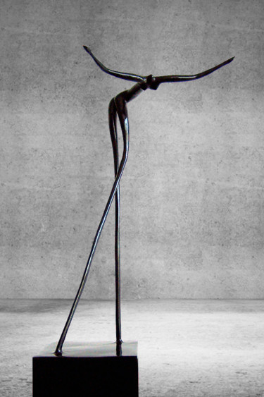Sculpture intitulée "L’ÉTOILE" par Sébastien Amieil, Œuvre d'art originale, Bronze