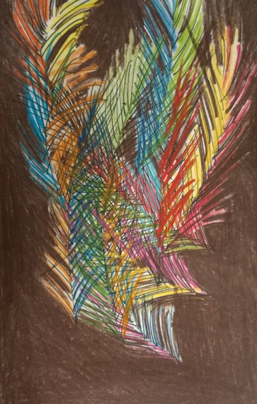 Dessin intitulée "Le crash du Phénix" par Sébastien Darroman, Œuvre d'art originale, Crayon