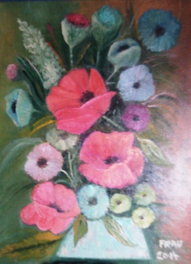 Peinture intitulée "Bouquet seduction" par Sébastien Frau, Œuvre d'art originale, Huile