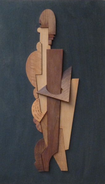 Sculpture intitulée "tribute to lipchitz" par Sebastien Riga, Œuvre d'art originale, Bois