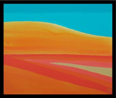 Peinture intitulée "desert" par Murielle Sébastien, Œuvre d'art originale