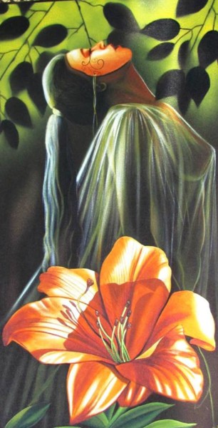 Painting titled "as-flores-120x-70.j…" by Sebbastião Xant, Original Artwork