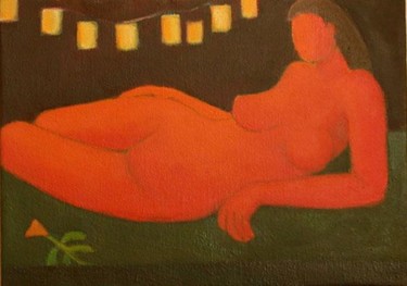 Peinture intitulée "Art poétique (huile…" par Jean Sebillotte, Œuvre d'art originale, Huile