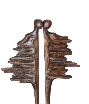 Sculpture intitulée "Breath" par Seda Eyuboglu, Œuvre d'art originale, Bronze