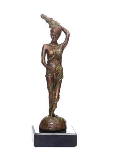 Skulptur mit dem Titel "Four Elements Earth" von Seda Eyuboglu, Original-Kunstwerk, Bronze