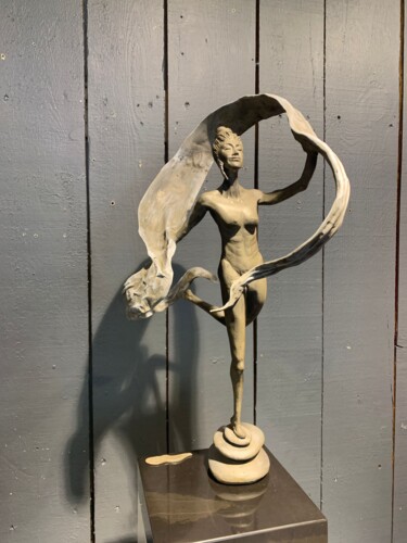 Sculpture titled "Balance" by Seda Eyuboglu, Original Artwork, Bronze