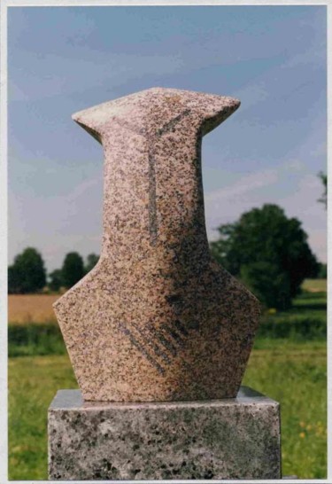 Skulptur mit dem Titel "Torse" von Jivko Sedlarski, Original-Kunstwerk, Stein