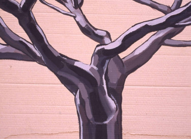 Peinture intitulée "The tree" par Jivko Sedlarski, Œuvre d'art originale, Acrylique