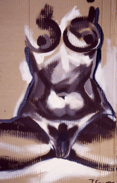 Pintura titulada "Nude XII" por Jivko Sedlarski, Obra de arte original, Acrílico