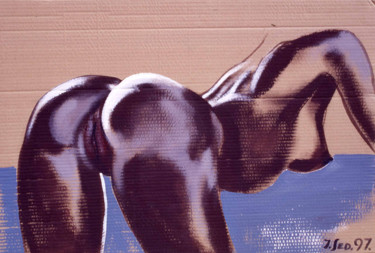 Peinture intitulée "Nude VII" par Jivko Sedlarski, Œuvre d'art originale, Acrylique