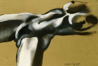 Peinture intitulée "Nude III" par Jivko Sedlarski, Œuvre d'art originale, Acrylique