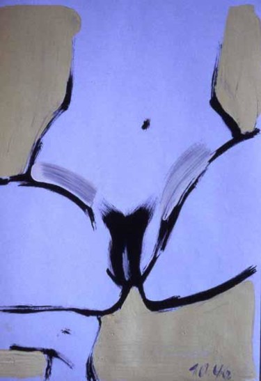 Disegno intitolato "Nude" da Jivko Sedlarski, Opera d'arte originale, Acrilico