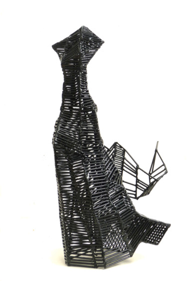 Sculpture intitulée "A Wind Side" par Jivko Sedlarski, Œuvre d'art originale, Métaux