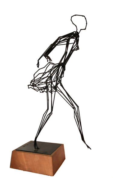 Sculpture titled "Jump" by Jivko Sedlarski, Original Artwork, Metals