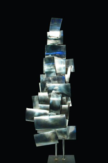 Sculpture intitulée "Les Voiles" par Jivko Sedlarski, Œuvre d'art originale, Acier inoxydable