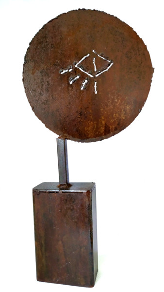 Скульптура под названием "Circles 2" - Jivko Sedlarski, Подлинное произведение искусства, Металлы
