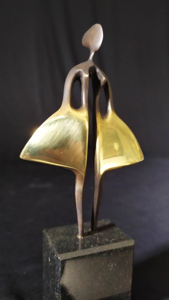 Sculpture intitulée "Bouffée de Vent II" par Jivko Sedlarski, Œuvre d'art originale, Bronze