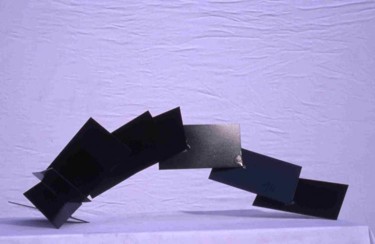 Sculpture titled "Acier1" by Jivko Sedlarski, Original Artwork, Metals