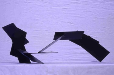 Sculpture titled "Acier3" by Jivko Sedlarski, Original Artwork, Metals