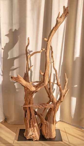 Escultura titulada "Pine decorative scu…" por Jozef Sedmak, Obra de arte original, Madera