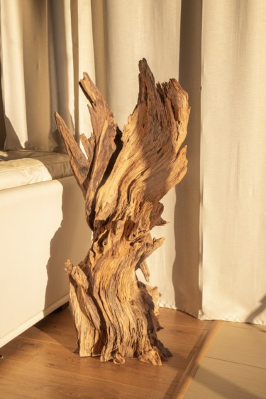 Skulptur mit dem Titel "Pine biger decorati…" von Jozef Sedmak, Original-Kunstwerk, Holz