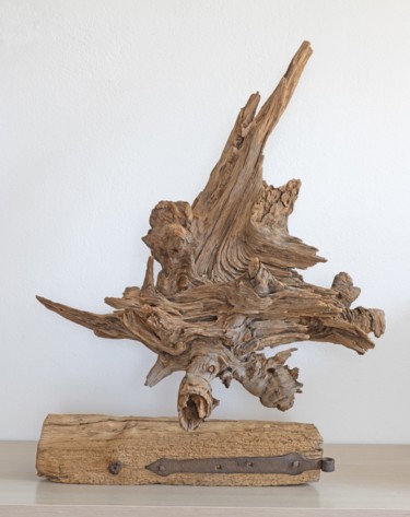 Sculpture intitulée "Pine decorative scu…" par Jozef Sedmak, Œuvre d'art originale, Bois
