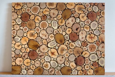 Γλυπτική με τίτλο "Wooden mosaic sculp…" από Jozef Sedmak, Αυθεντικά έργα τέχνης, Ξύλο