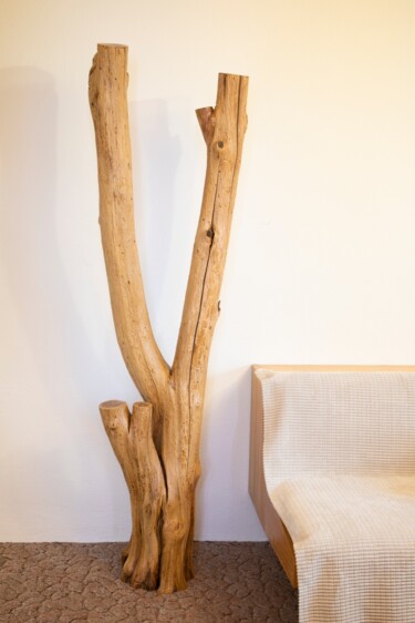 Скульптура под названием "Plum decorative scu…" - Jozef Sedmak, Подлинное произведение искусства, Дерево