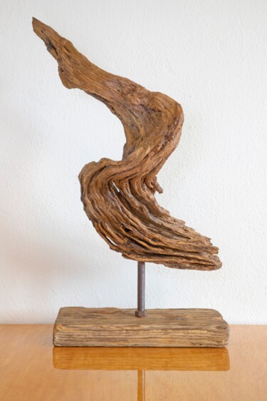 Sculpture titled "Oak decorative scul…" by Jozef Sedmak, Original Artwork, Wood