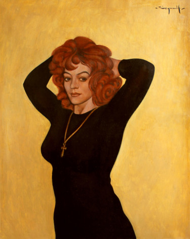 Malerei mit dem Titel "Irina" von Nikolai Sednin (Nicolas Sednin), Original-Kunstwerk, Öl
