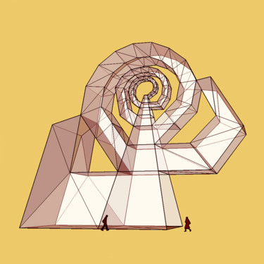 "The Project "Wheel…" başlıklı Dijital Sanat Николай Седнин (Nicolas Sedninne) tarafından, Orijinal sanat, Nesneler