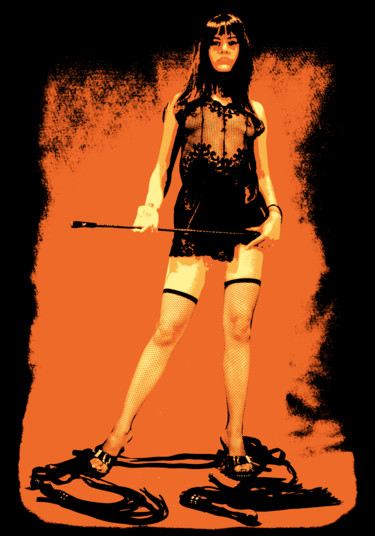 Druckgrafik mit dem Titel "Mistress #1" von Nikolai Sednin (Nicolas Sednin), Original-Kunstwerk, Digitaldruck