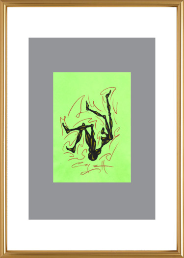 Рисунок под названием "Queen #2" - Николай Седнин (Nicolas Sednin), Подлинное произведение искусства, Пастель