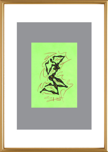 Drawing titled "Queen #12" by Nikolai Sednin (Nicolas Sednin), Original Artwork, Lacquer