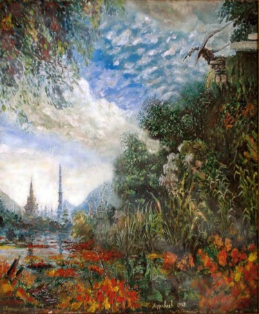 Peinture intitulée "Born in a dream." par Aleksandr Zhuravliov, Œuvre d'art originale, Autre