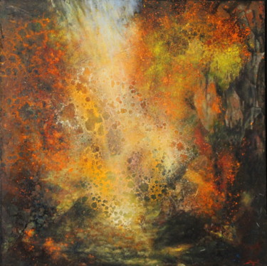 Painting titled "Souffle automnal" by Segal-Creismeas, Original Artwork