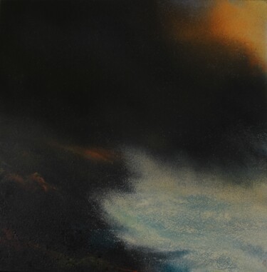 Peinture intitulée "Nuit marine" par Segal-Creismeas, Œuvre d'art originale, Pigments