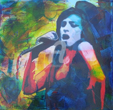 Painting titled "Amy" by J M Segay, Original Artwork, Acrylic
